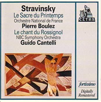 [중고] Pierre Boulez, Guido Cantelli / Stravinsky: Le Sacre du Printemps; Le chant du Rossignol (수입/cde3008)