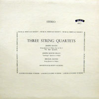 [중고] [LP] Three String Quartets / Haydn : String Quattet in C Major Op.33,No.3 The &quot;Bird&quot; Quartet, Joseph Martin Kraus : Goettinger Quartet in A Major, Michael Haydn: String Quattet in F Major (수입/MHS 662)