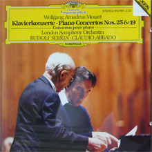 [중고] Rudolf Serkin, Claudio Abbado / Mozart : Piano Concertos Nos25.19 (수입/4109892)