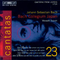 Masaaki Suzuki / Bach : Cantatas No.10, 93,178, 107 (수입/미개봉/biscd1331)