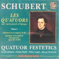 Quatuor Festetics / Schubert : Quatuors 4, D46 &amp; 804 (수입/미개봉/a48)