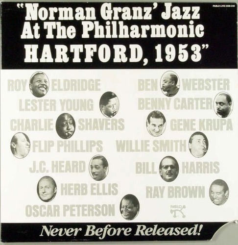 [중고] [LP] V.A. / Norman Granz&#039; Jazz At The Philharmonie Hartford,1953 (수입)