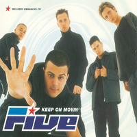 [중고] Five / Keep on Movin&#039; (Single/홍보용)