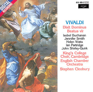 Stephen Cleobury / Vivaldi: Dixit Dominus Choir of King&#039;s College - Cambridge (미개봉/수입/argo4144952)