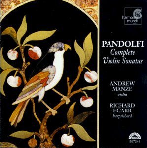 [중고] Andrew Manze, Richard Egarr / Pandolfi : Complete Violin Sonatas (판돌피 : 바이올린 소나타 전집/수입/hmu907241)