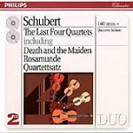 [중고] Quartetto Italiano / Schubert : String Quartet No.14 D 810, No.13 D 804, No.15 D 887 Etc (2CD/수입/4461632)