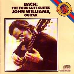 John Williams / Bach : The Four Lute Suites On Guitar (수입/미개봉/mk42204)