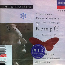 Wilhelm Kempff, Josef Krips / Schumann : Piano Concerto, Liszt : Petrarch Sonnets (미개봉/dd2122)