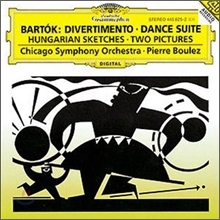 Pierre Boulez / Bartok : Divertimento, Dance Suite (수입/미개봉/4458252)