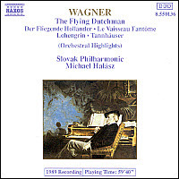 [중고] Michael Halasz / Wagner : Der Fliegende Hollander, Lohengrin, Tannhauser - Orchestral Highlights (수입/8550136)