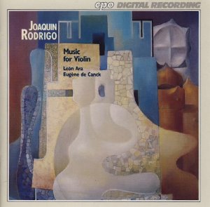 [중고] Leon Ara, Eugene de Canck / Rodrigo : Violin Works (수입/cpo9991862)