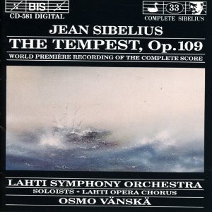 Osmo Vanska / Sibelius: The Tempest (수입/미개봉/biscd581)