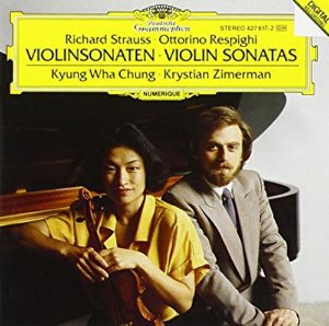 [중고] 정경화, Krystian Zimerman / Strauss &amp; Respighi : Violinsonaten (수입/d125081)