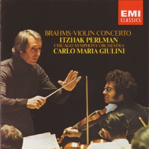 [중고] Itzhak Perlman, Carlo Maria Giulini / Brahms : Viollin Concerto (일본수입/toce3018)