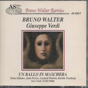 [중고] Bruno Walter / Verdi : Un ballo in maschera (2CD/수입/as4289)
