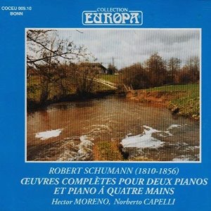 [중고] Hector Moreno, Norberto Capelli / Schumann : Oeuvres complètes pour deux pianos et piano à quatre mains (2CD/수입/coceu00910)