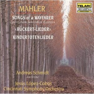[중고] Jesus Lopez-Cobos, Anderas Schmidt / Mahler : Songs of a Wayfarer, Kindertotenlieder (수입/cd80269)