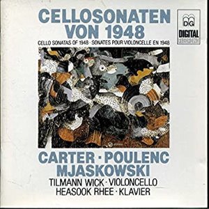 [중고] Tilmann Wick, Heasook Rhee / Cellosonaten von 1948 (수입/md+g3397)