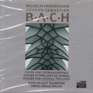 [중고] Hans Helmut Tillmanns / W.F. Bach, J. S. Bach : Fugen und Choralvorspiele (수입/310452)