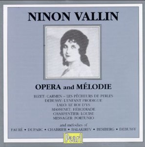 [중고] Ninon Vallin / Opera &amp; Mélodie (수입/gemmcd9948)