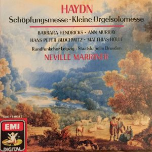 [중고] Sir Neville Marriner / Haydn: Schopfungsmesse, Kleine Orgelsolomesse (수입/cdc7540022)