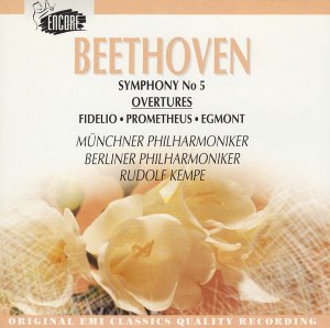 [중고] Rudolf Kempe / Beetoven: Symphony No. 5, Overtures (수입/cde7677622)