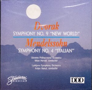 [중고] Anton Nanut / Dvorak: Symphony No. 9, Mendelssohn Symphony No. 4 (수입/scd6105)