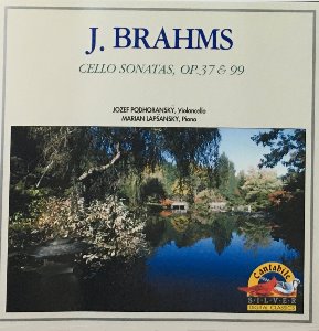 [중고] Jozef Podhoransky, Marian Lapsansky / Brahms: Cello Sonatas, Op. 37 &amp; 99 (sxcd5151)