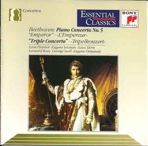 [중고] Eugene Ormandy / Beethoven: Piano Concerto No. 5 Emperor, Triple Concerto (수입/sbk46549)