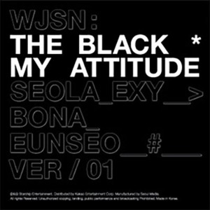 우주소녀 더블랙 (Cosmic Girls The Black) / 싱글 1집 My Attitude (Ver.1 블랙/미개봉)