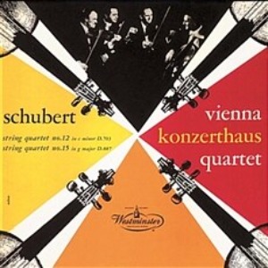 [중고] Vienna Konzerthaus Quartet / Schubert: String Quartet No.15 &amp; 12 (du42180)