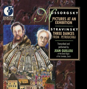 [중고] Jean Guillou / Mussorgsky: Pictures At An Exhibition, Stravinsky: 3 Dances From Petrouchka (수입/dor90117)