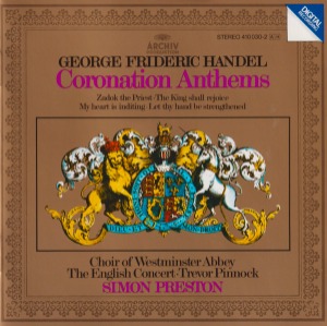 [중고] Trevor Pinnock, Simon Preston / G.F.Handel: Coronation Anthems (수입/4100302)