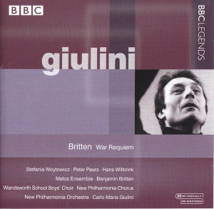 [중고] Carlo Maria Giulini / Benjamin Britten: War Requiem (bbcl40462)