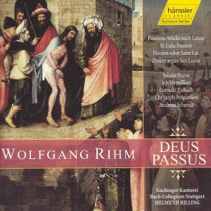 [중고] Helmuth Rilling / Wolfgang Rihm: Deus Passus (2CD/수입/cd98397)