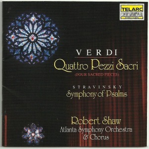 [중고] Robert Shaw / Verdi: Four Sacred Pieces, Stravinsky: Symphony of Psalms (수입/cd80254)
