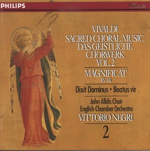 [중고] Vittorio Negri / Vivaldi: Sacred Choral Music Vol.2 (수입/4206492)