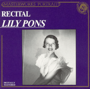 [중고] Lily Pons / Recital Lily Pons (수입/mpk45694)