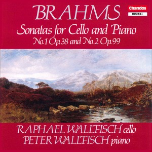 [중고] Raphael Wallfisch, Peter Wallfisch / Brahms : Cello Sonatas (수입/chan8615)
