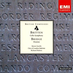 [중고] City of London Sinfonia , Richard Hickox, Steven Isserlis / Britten: Cello Symphony; Bridge: Oration (수입/cdm7639092)