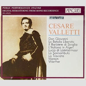[중고]  Cesare Valletti / Public Performances 1954/1960 (2CD/수입/hr419192)