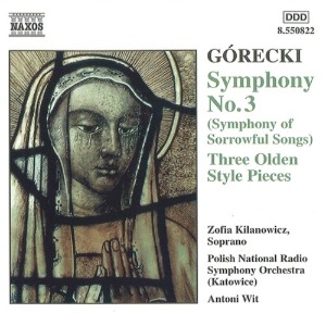 [중고] Zofia Kilanowicz, Antoni Wit / Gorecki : Symphony No.3 (수입/8550822)
