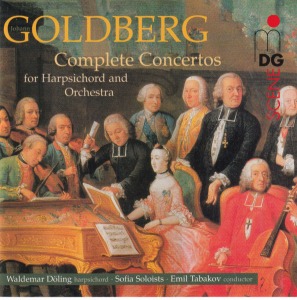 [중고] Waldemar Doling / Goldberg : Complete Harpsichord Concertos (수입/md+gl3250)