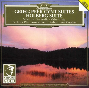 [중고] Herbert Von Karajan / Sibelius &amp; Grieg: Peer Gynt Suite, Valse Triste (dg1199)