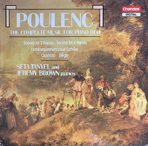 [중고] Francis Poulenc / The Complete Music For Piano Duo (수입/chan8519)