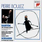 [중고] Pierre Boulez / Bartok : Der Holzgeschnitzte Prinz, Scriabin : Le Poeme De L&#039;Extase (수입/2CD/sm2k64100)