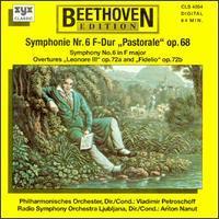 [중고] Vladimir Petroschoff / Beethoven: Symphony No. 6 &quot;Pastorale&quot;; Leonore Overture No. 3; Fidelio Overture (수입/cls4054)