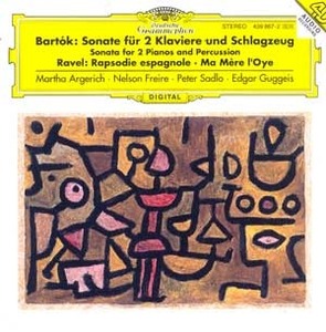 [중고] Martha Argerich, Nelson Freire, Peter Sadlo, Edgar Guggeis / Bartok: Sonata For 2 Pianos And Percussion, Ravel: Rapsodie Espagnole, Ma Mere L&#039;Oye (수입/4398672)