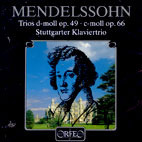 [중고] Stuttgarter Klaviertrio / Mendelssohn : Piano Trios (수입/c308921a)