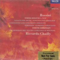 [중고] Dimitri Ashkenazy, Riccardo Chailly / Rossini : String Sonatas 1 &amp; 3 (수입/4337012)